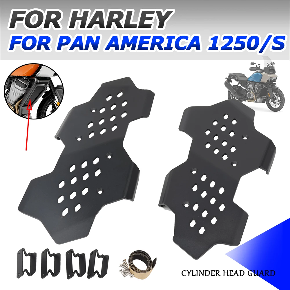 

FOR PAN AMERICA 1250 S Cylinder Head Guard Engine Guard Motorcycle Bumper Cover Protector FOR HARLEY PA 1250S PA1250 2023