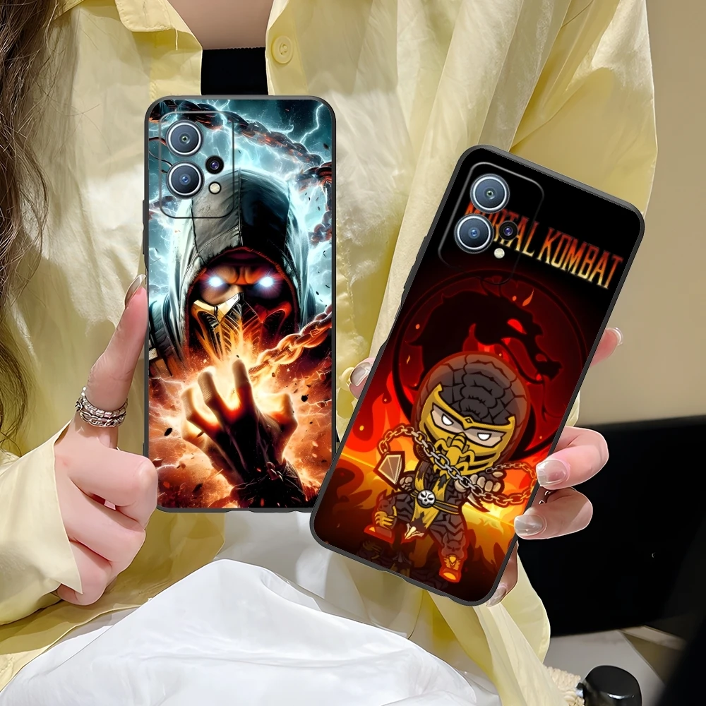 Mortal Kombat Scorpion Mobile Cell Phone Case for Huawei P60 P50 P40 P30 P20 P10 P9 P8 Pro Lite Plus Black Phone Cover Shell