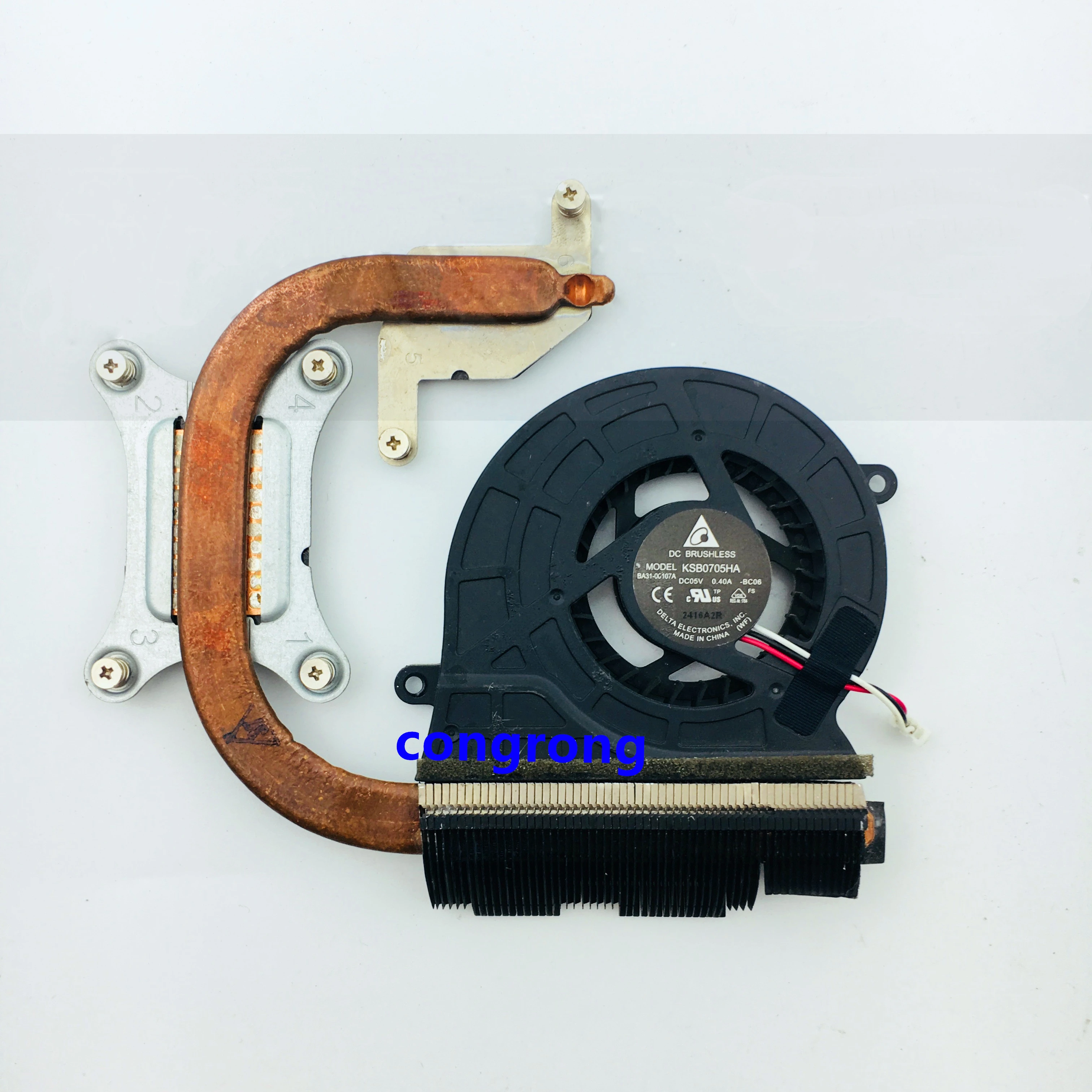 

For Samsung NP300E5C 300E5C NP305E5C 305E5C Laptop Radiator HEATSINK With FAN BA62-00702A BA31-00108A KSB0705HA