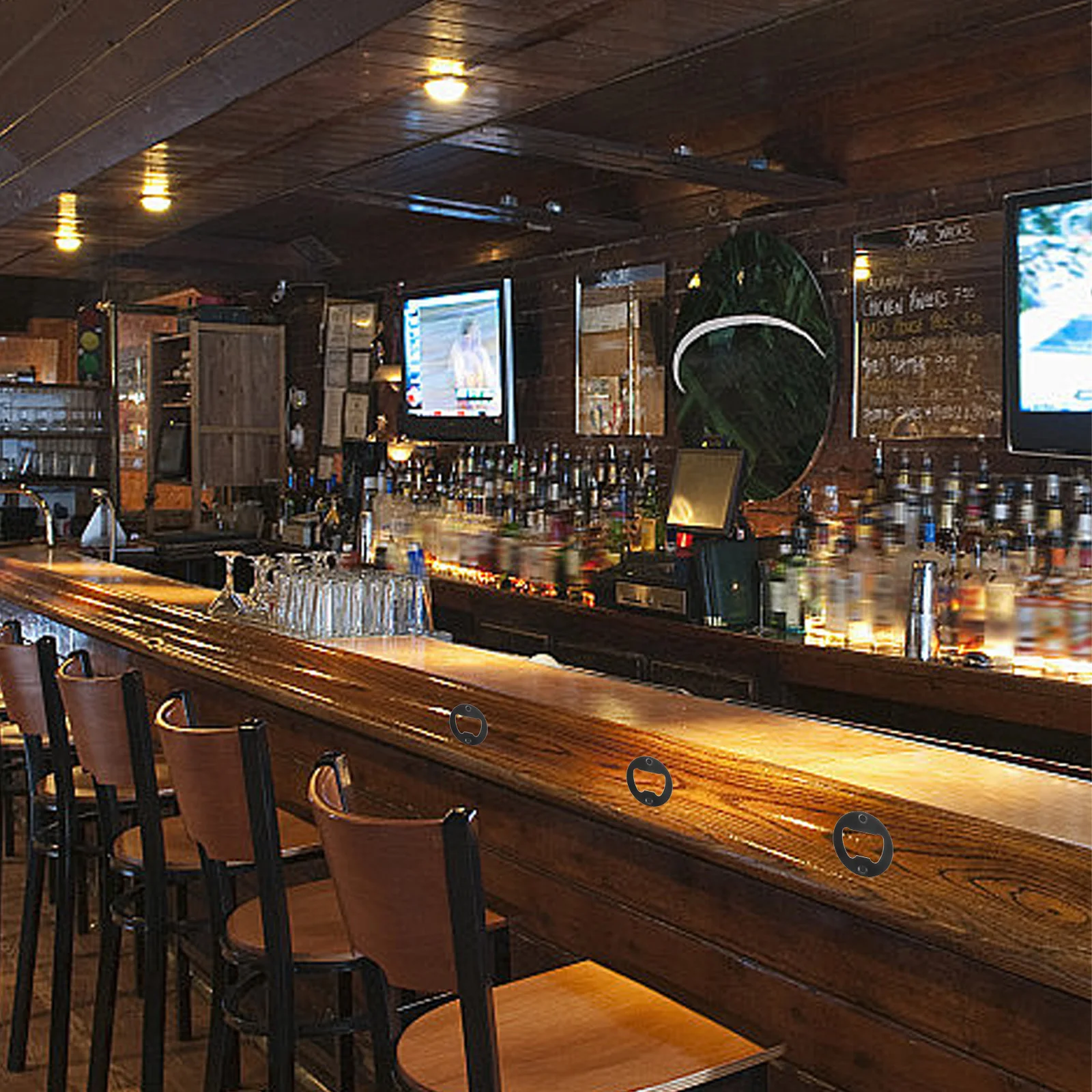 

10pcs Bottle Opener Inserts Iron Diy Craft Material Bottle Cap Remover Tool Bar Essentials Accessory For Home