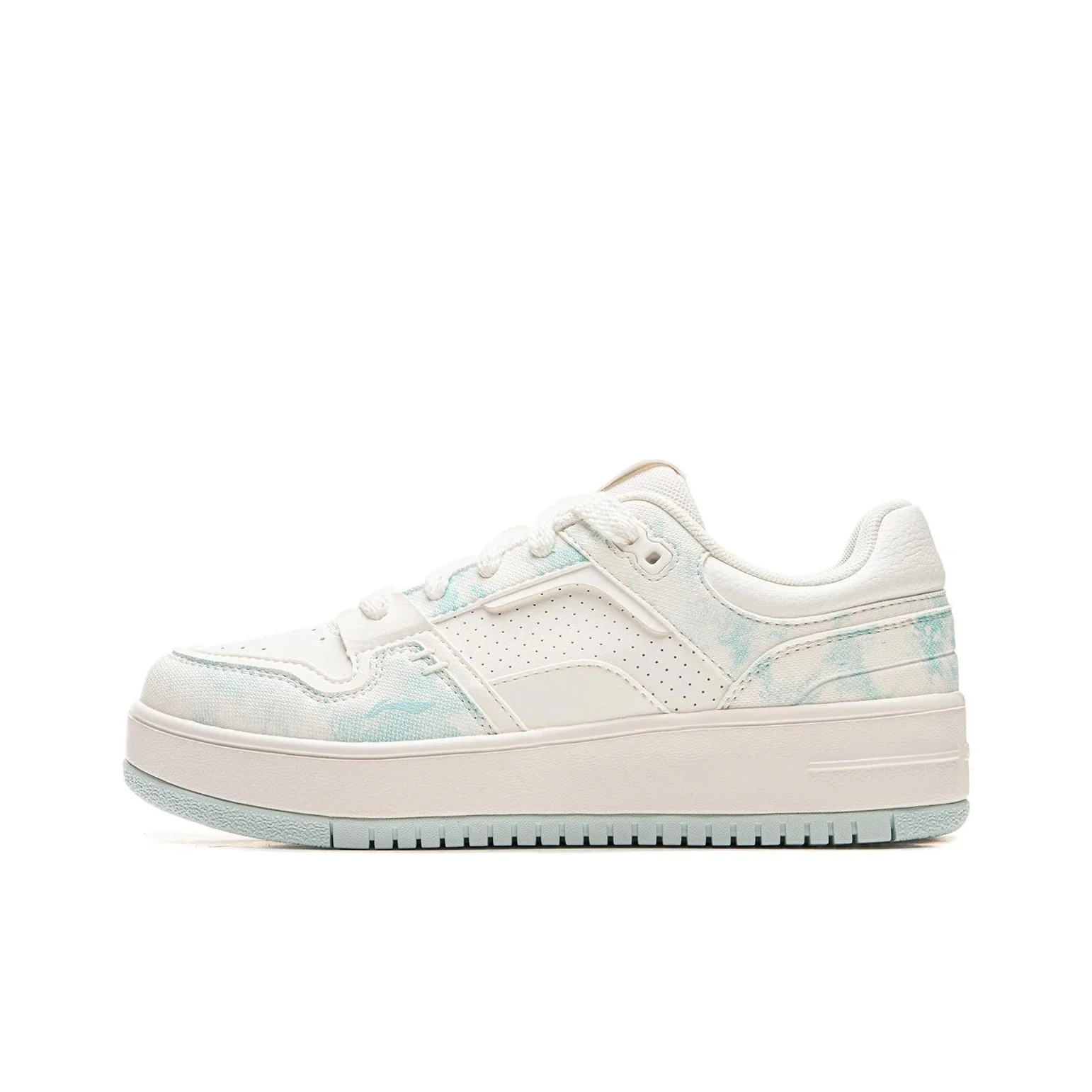 Li Ning Cheese Slip Resistant, Abrasion Resistant, Breathable, Height Increasing Low top Skateboard Shoes Women's AGCU366-5