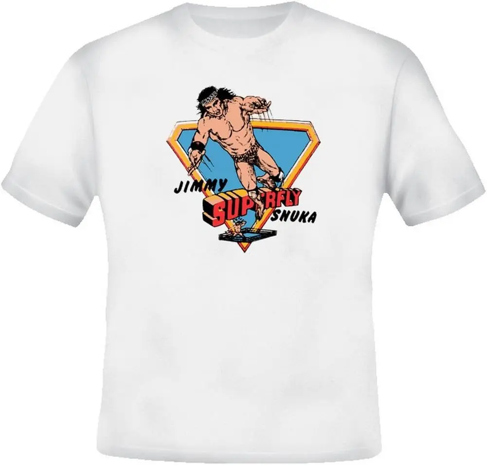 Jimmy Superfly Snuka Retro Wrestling Tees Y2K tops Unisex Summer Short Sleeve