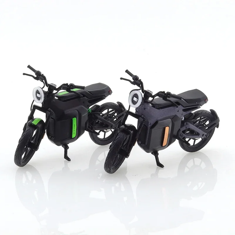 XCarToys 1:24 Niu Technologies SQi Green Diecast Electric Bicycle Model Car Kids Xmas Gift Toys for Boys