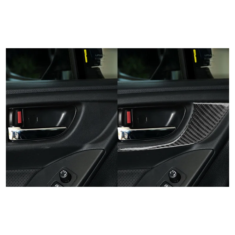 

Подходит для 13-18 Subaru Forester, внутренняя ручка из углеродного волокна, декоративная наклейка, модификация салона автомобиля