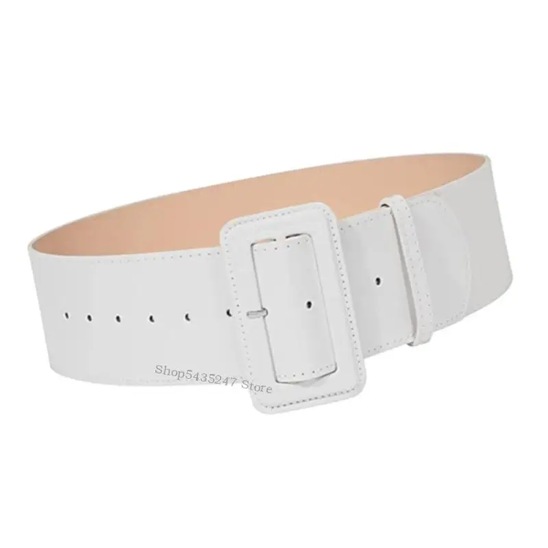 حزام مشد مزخرف أنيقة للنساء قابلة للتعديل على نطاق واسع حزام النسيج سينشر لللباس لللباس الرسمي ملحق H7EF