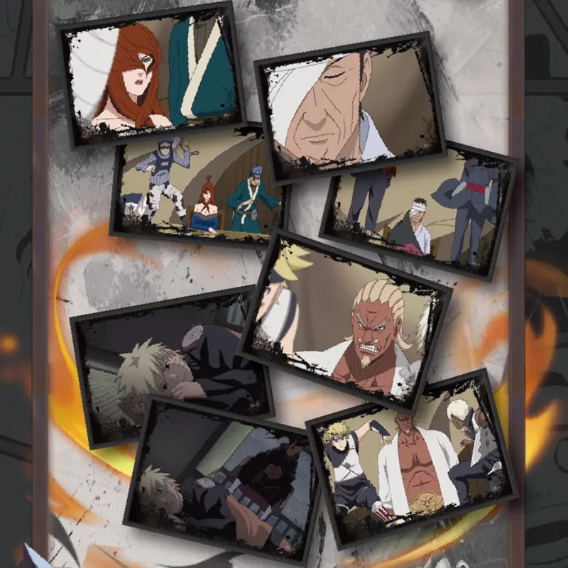 أحدث حافظة لعام 2025 للبيع بالجملة YE Culture Naruto ورق ملون Sasuke Sakura Playing تجارة عمل فني CCG TCG هوايات هدية