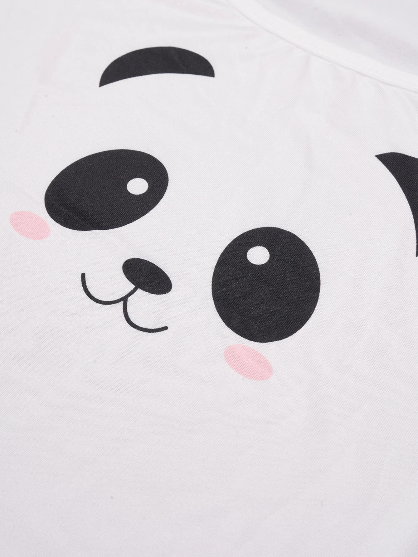 Conjunto de pijama con estampado de Panda para mujer, chaleco sin mangas y pantalones cortos, conjunto de muebles para el hogar, fresco y lindo, Verano