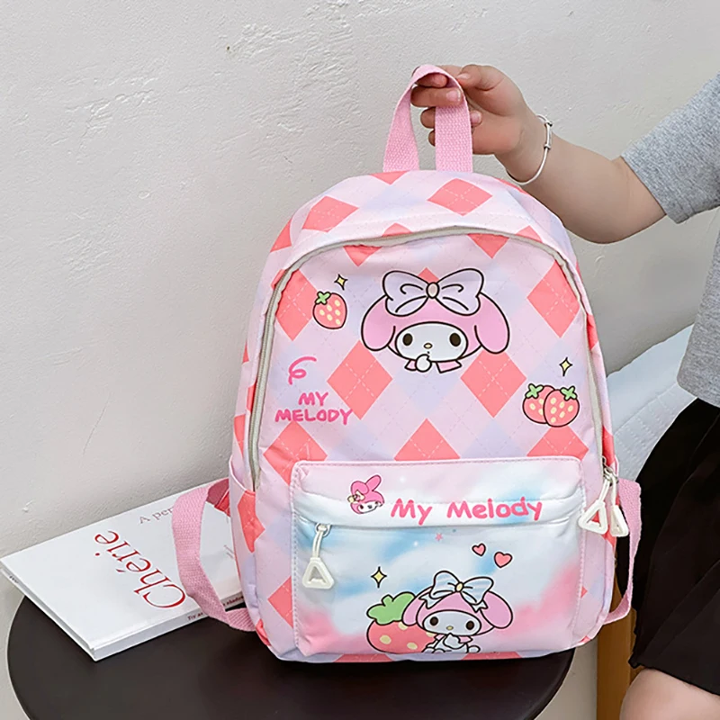 Sanrio Hello Kitty Children's Bags Cartoon Cute Boys and Girls Burden Reduction Kindergarten Backpack Children Backpack