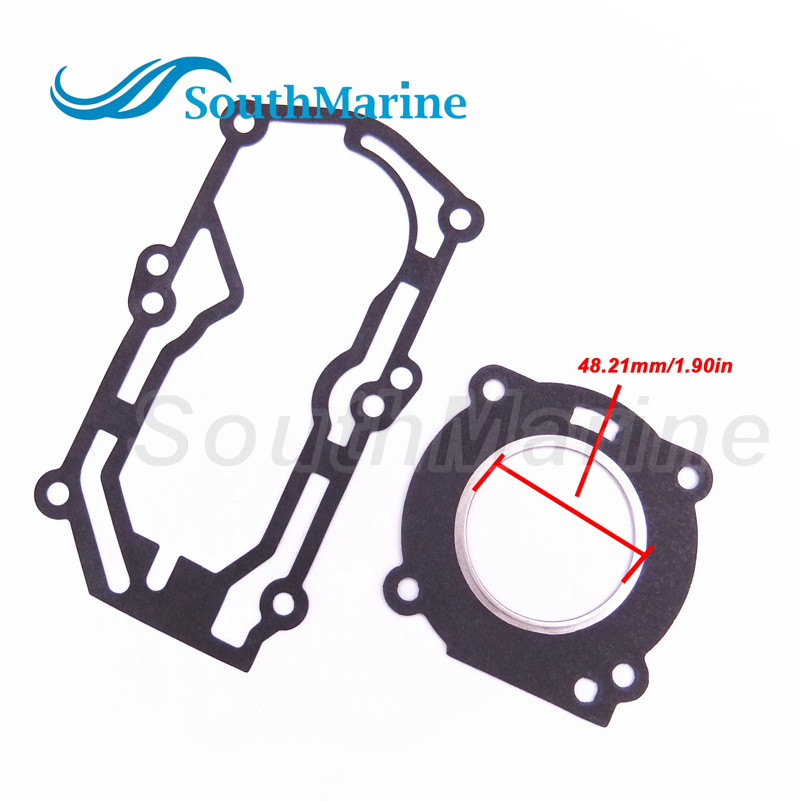 Motore per barca 309-87121-1/2 309-87121-3 309871211M/2M/3M Set completo di guarnizioni della testata di alimentazione del cilindro per Tohatsu Nissan 2.5HP 3.5HP