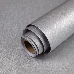 Silver Grey Wallpaper Embossed Self Adhesive Removable Home Decor Vinyl Cabinet Countertop Furniture Countertop Shelf Paper Silk