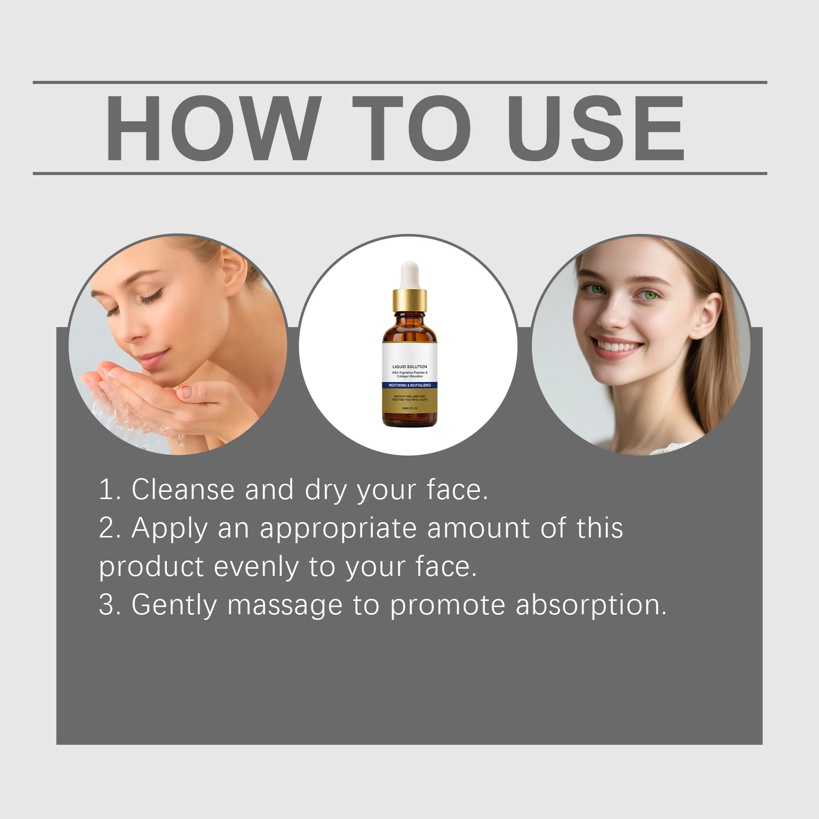 Feuchtigkeitsspendender Balsam-Stick Honig Vitamin C Gesichts-Hydratisierungscreme Kollagen Gesichtsserum-Set Beruhigende Reparatur Sanfte Nährende Hautpflege – Detail 18
