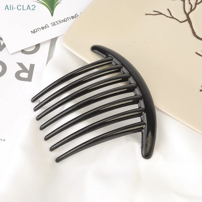 5/7 Teeth Plastic Hair Clip For Women Vintage Creative Headwear Black Hair Combs Magic Hair Comb Hair Clips Korean Styling Tools