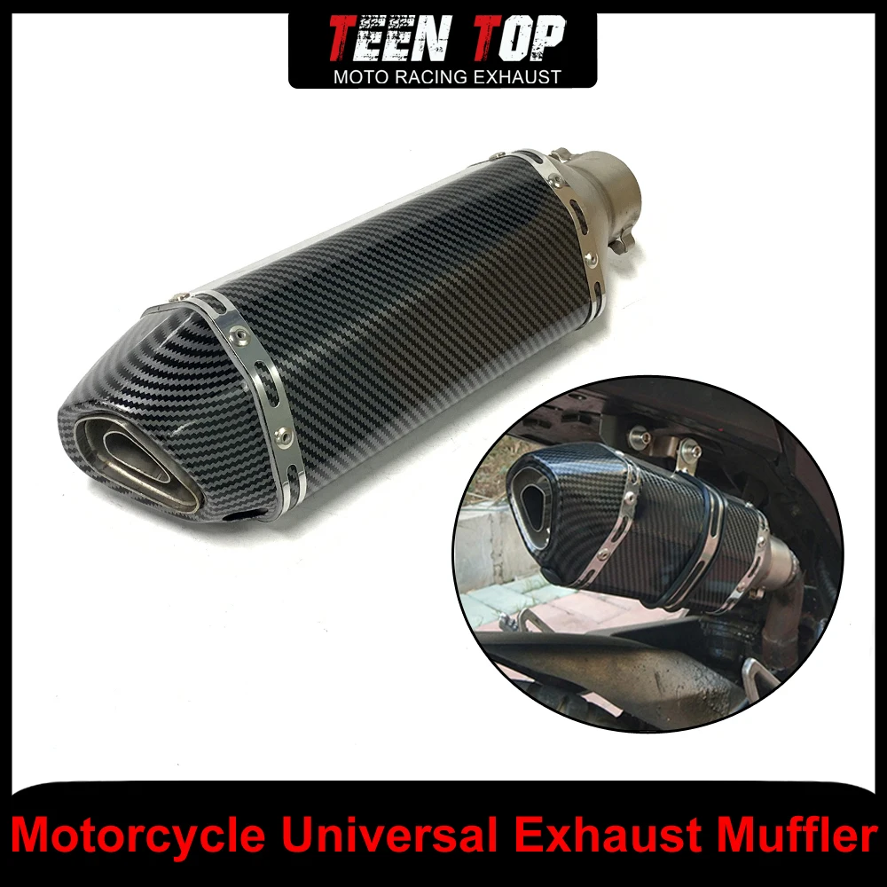 Motorcycle Escape Exhaust Silencieux Premium For MT03 CB400X CBR300 CBF190TR Exhaust Muffler Stainless Steel with DB Killer