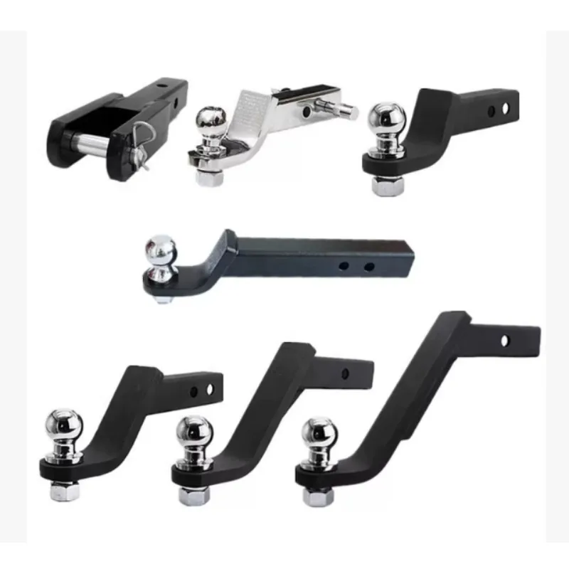 Universal Square Receiver Tow Hitch Arm Rear Modification Towing Ball Connector Replacement Auto Accessory