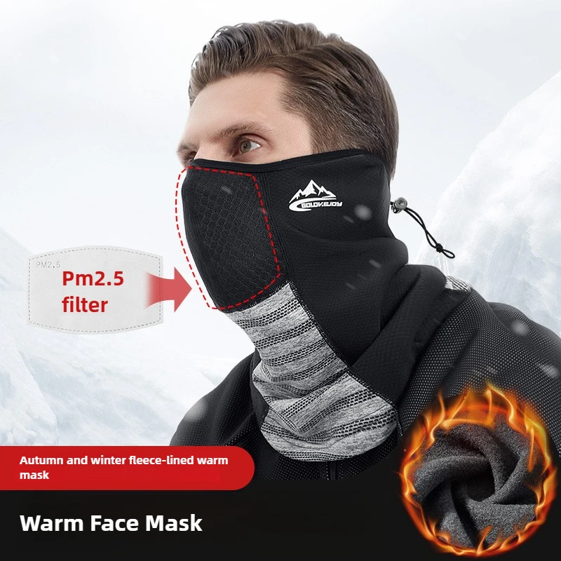 

Winter Thermal Mask Fleece Lined Windproof Full Face Cover for Cycling Skiing Outdoor Sports Cold Weather Protection Warm Scarf