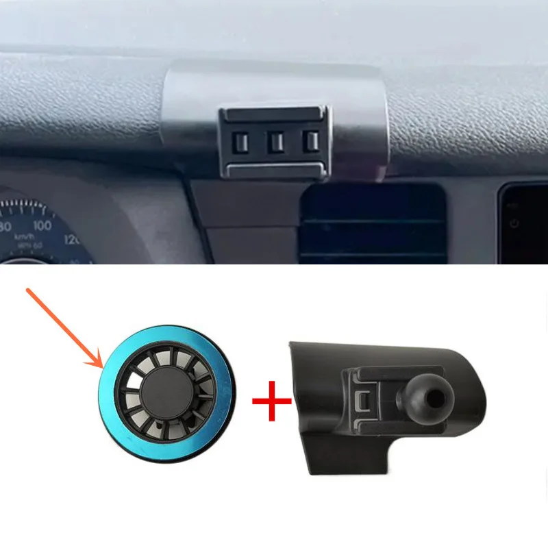 1Set ABS Plastic Material For 2015-2018 Toyota Sienna Special Car Magnetic Phone Holder Fixed Bracket Stand Mobile