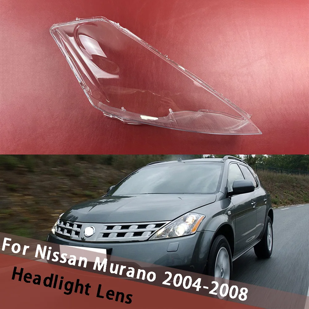 

For Nissan Murano 2004-2008 Auto Headlamp Case Car Front Headlight Cover Head Lamp Shell Lens Caps Light Lampshade Lampcover