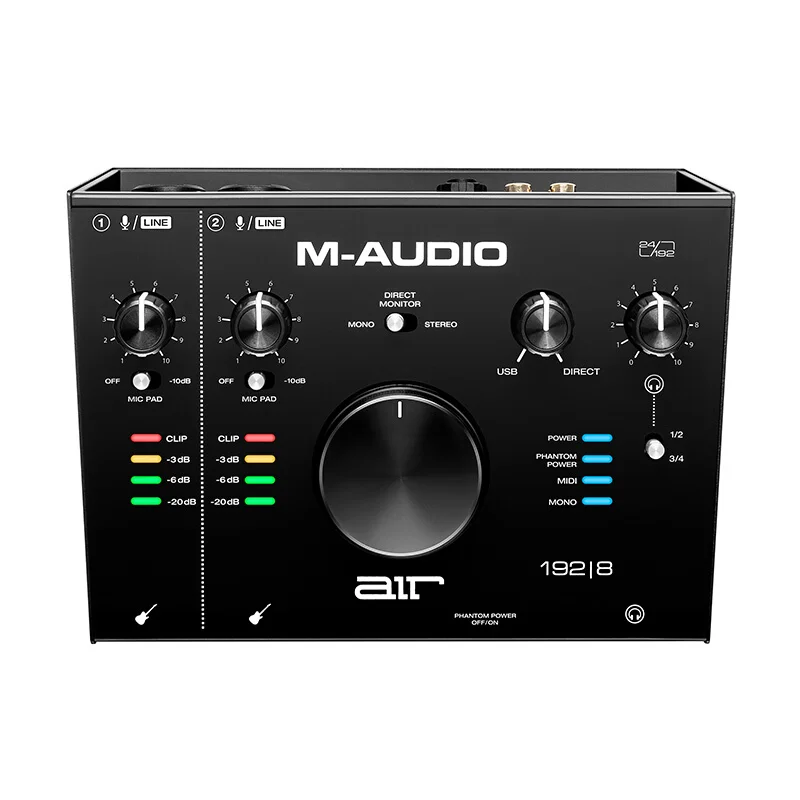 

M-AUDIO AIR 192-8 Recording Sound Card 2 In 4 out Professional Audio Interface Recording Studio USB Sound Card