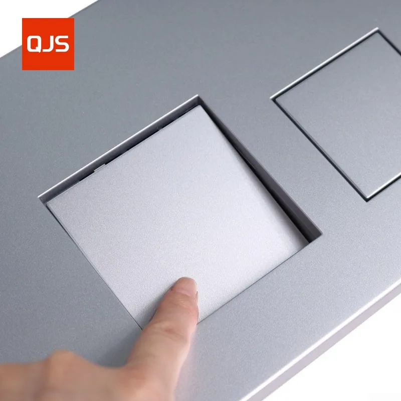 

Двойная пластина заподлицо с комплектом рычагов заподлицо и монтажной рамой, подходит для запасных частей пластины привода Geberit Sigma01/20/30/50 (матовый хром)