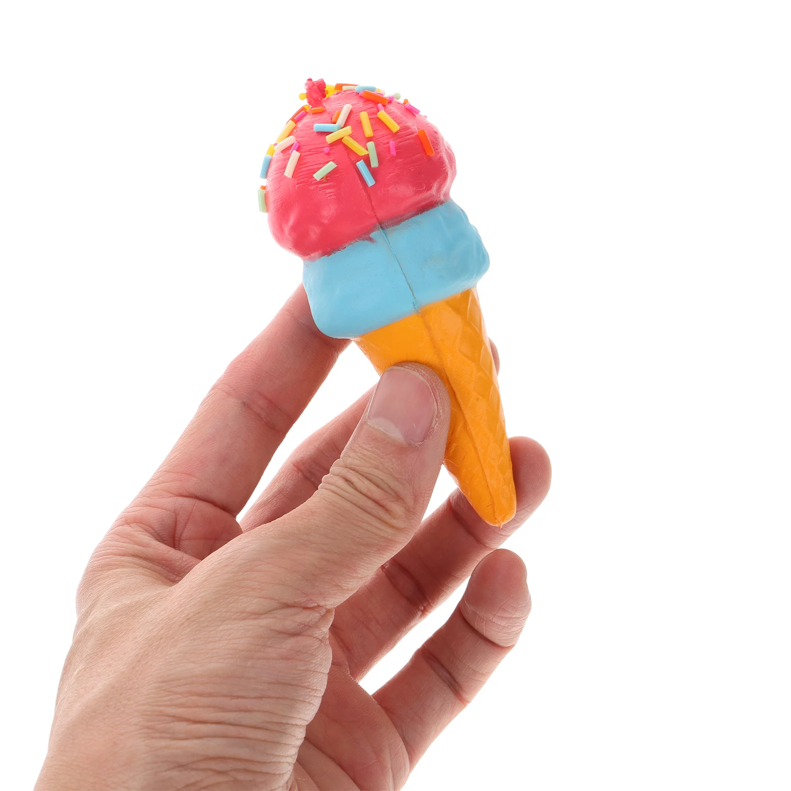 7 Pcs Simulation Ice Cream Fake Cone Prop Dessert Model Models Props Artificial Pu Child Toy Display