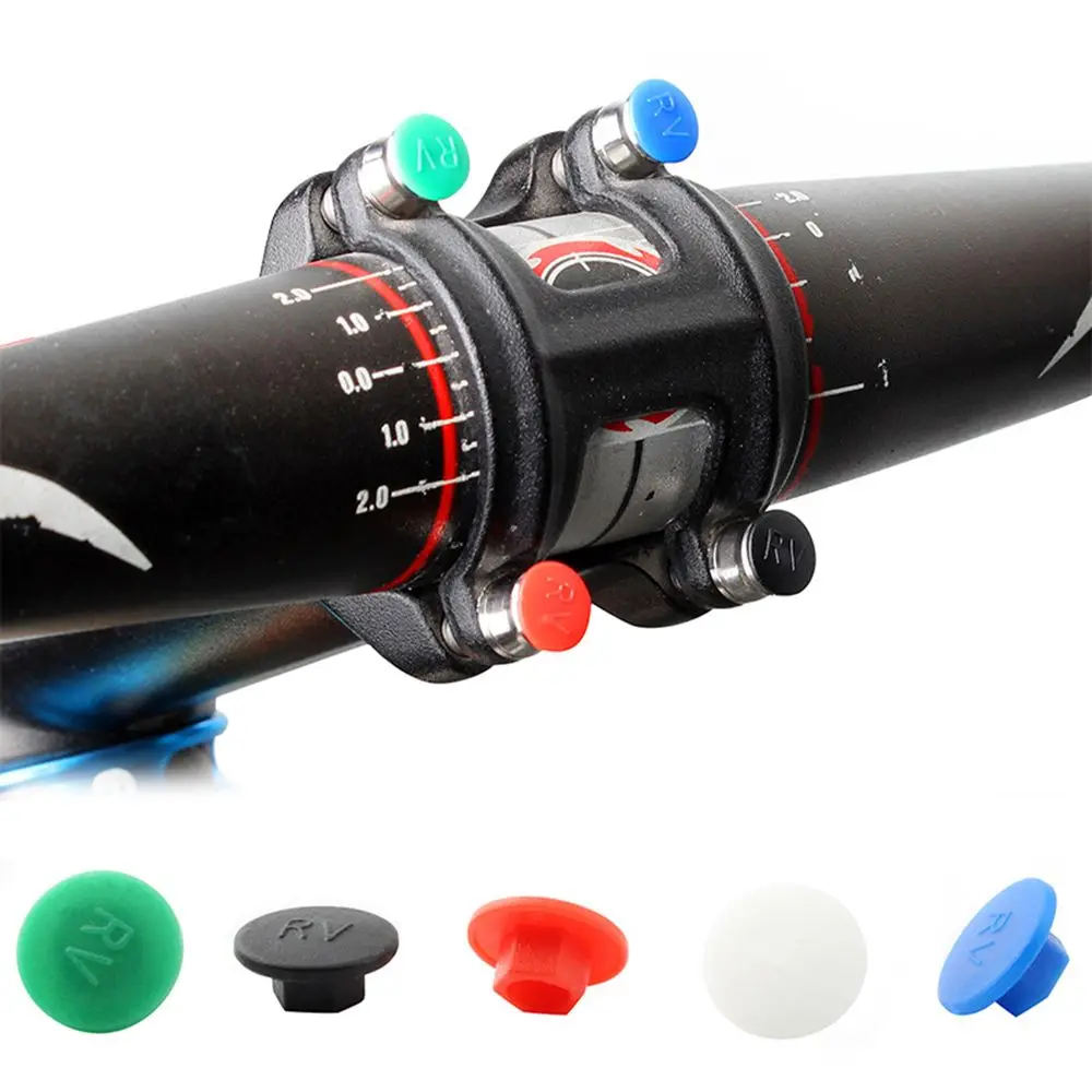 10 pezzi gadget protettivi antipolvere tappo a vite per attacco manubrio bicicletta copertura bullone esagonale M5/M6