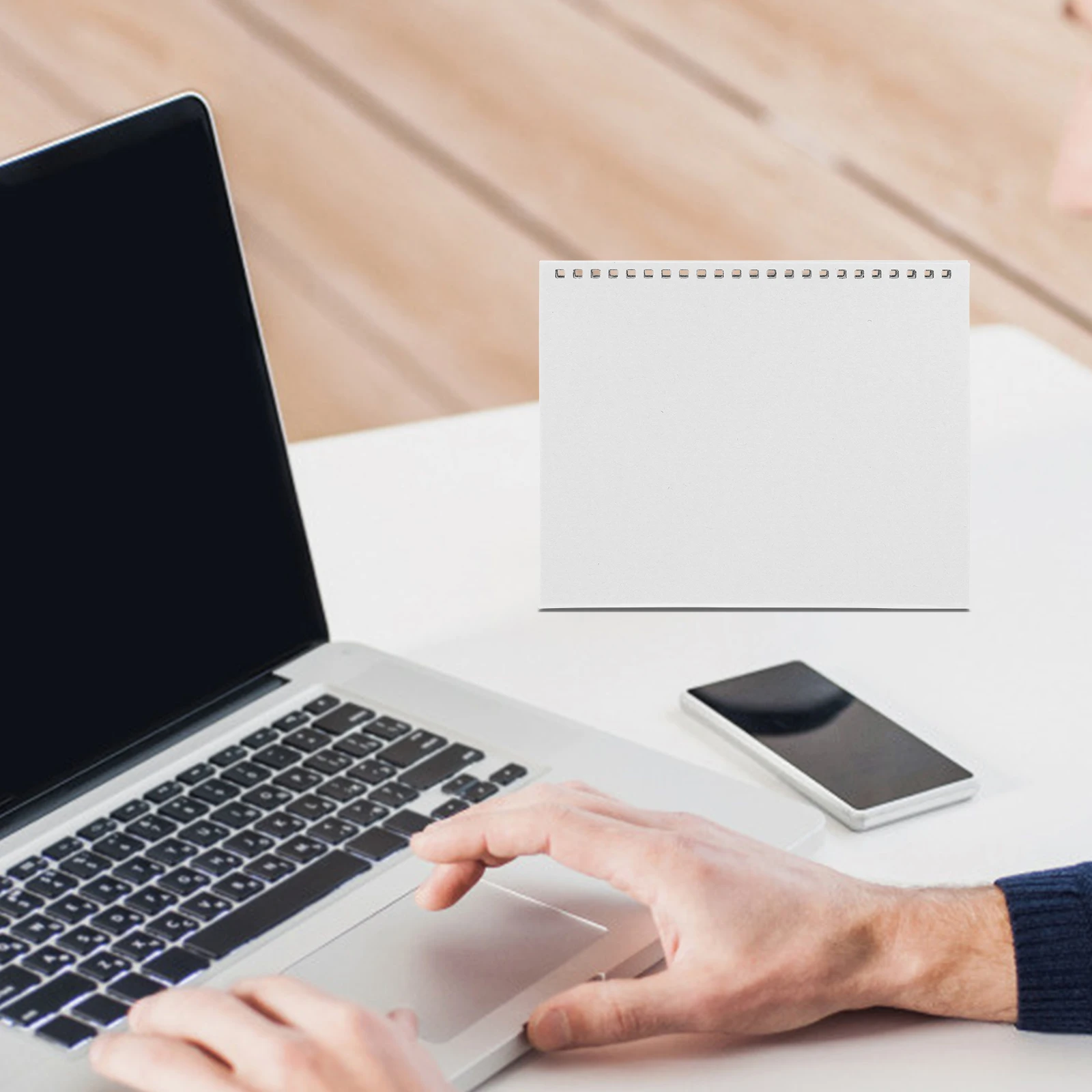 12pcs Diy Desktop Base Decorative Desk Calendar Rack For Home Office Multi-Purpose Calendar Making Supply Iridescent