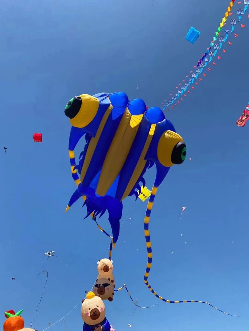 Grote trilobites vliegeren voor volwassenen vliegers opblaasbare professionele vliegers octopus vlieger wind vliegers Vliegend speelgoed bolator grote vlieger