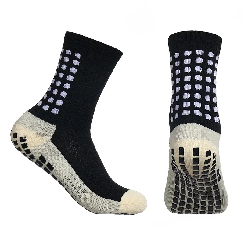 Calcetines deportivos antideslizantes para hombre y mujer, medias de fútbol con fondo de silicona, baloncesto