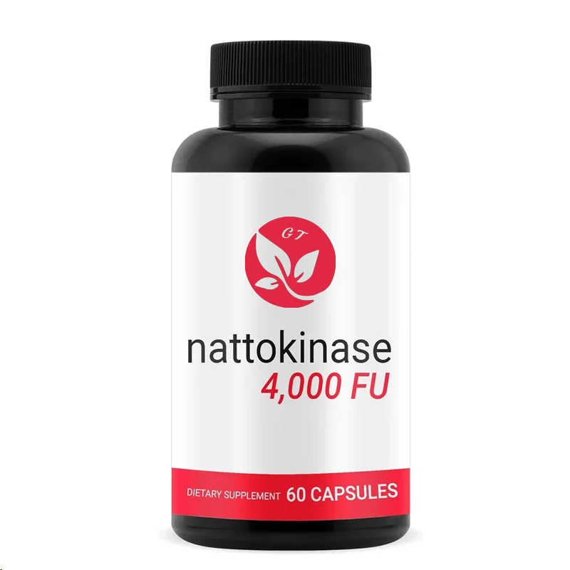 Nattokinase Supplement - Lowering Cholesterol Supports Heart And Brain -60 Capsules - Made In The United States