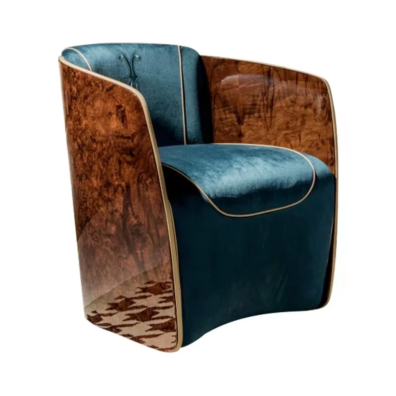 

✿i Italian Style Minimalist Sofa Chair Italian New Living Room Single Casual Chair High End Leather Art Recliner