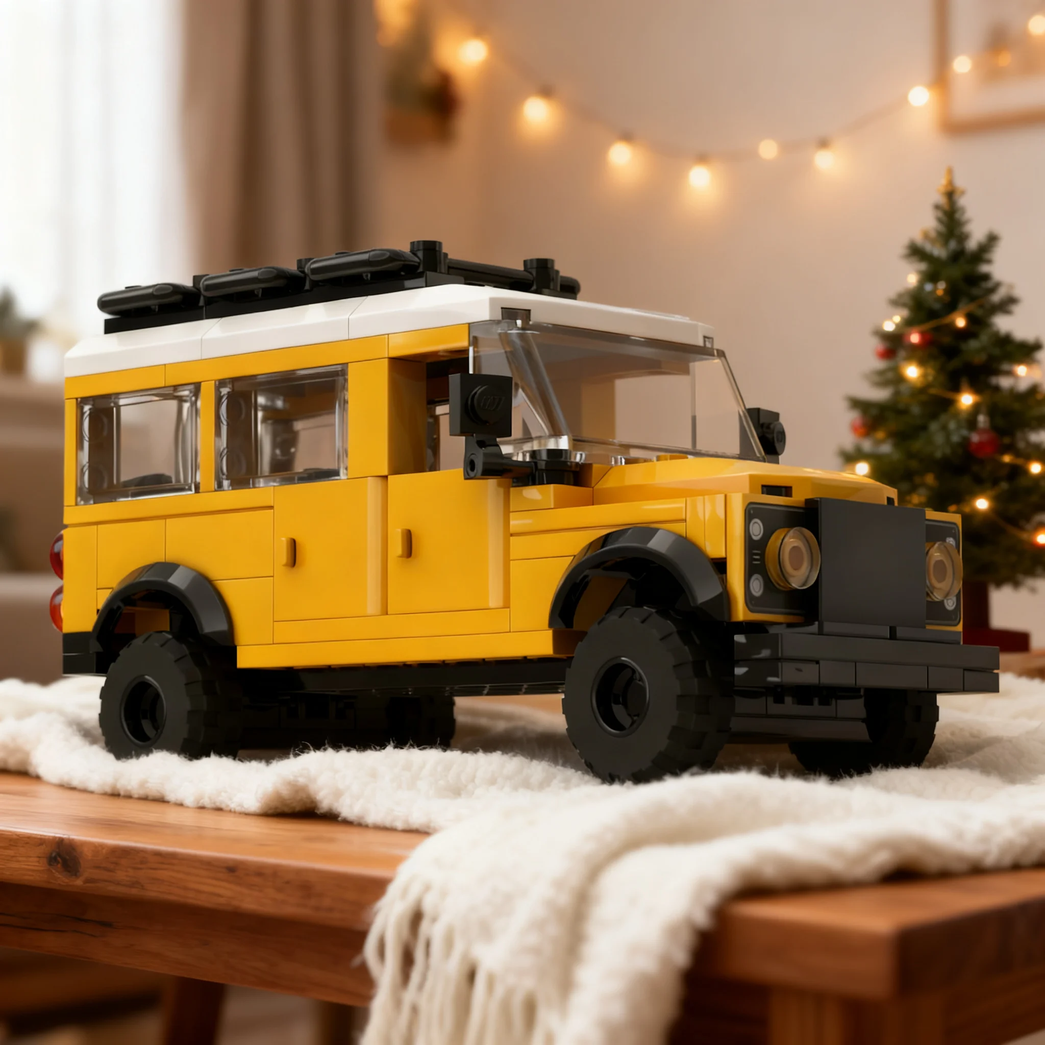 165pcs MOC Creator Landed Rovers Classic - Defender 110 Wagon Model Building Blocks Construction Toy Christmas Gifts DIY Art