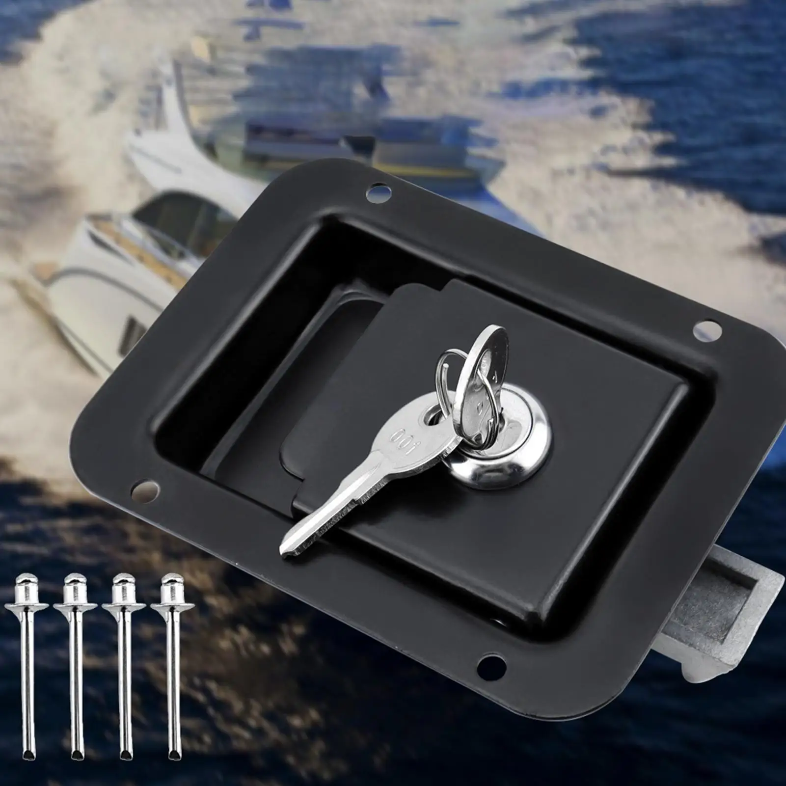 RV Entry Door Lock Set Anti-Rust Long-Lasting Security Hardware for Car Motorhome Closet Trailer Apartment Camping