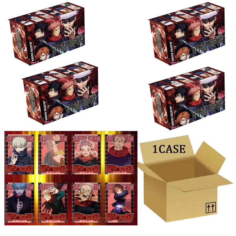 

Wholesales Jujutsu Kaisen Collection Card Drip Glue Explosion Cards Character Painting Friendship Warm-blooded Playing Cards