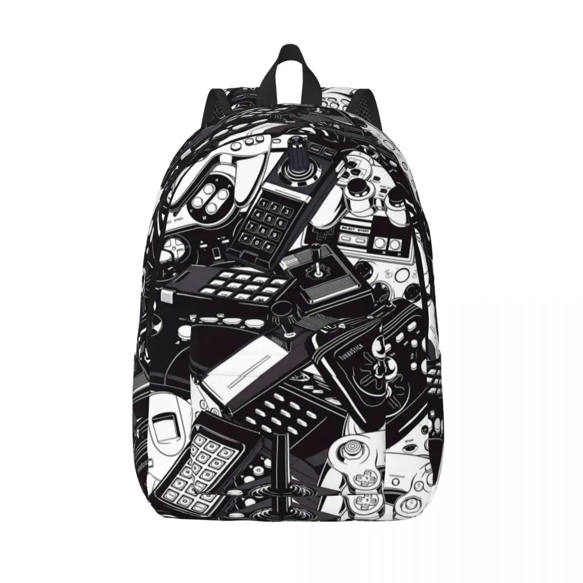 

Controller Collage Backpack Funny Weapon Gamer Aesthetic Backpacks Student Cycling Big School Bags Designer Rucksack