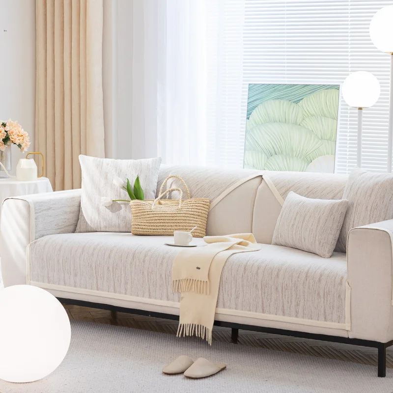 Non-slip Chenille Sofa Cover Four Seasons Universal Sofas Cushion for Living Room Modern Couch Protector Case Home Decor
