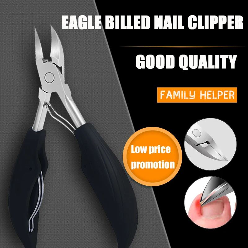 Nail Clippers Paronychia Strong shearing force Eagle Nose foot Clippers Paronychia Inlaid Eagle Nose Nail Clippers Good Quality