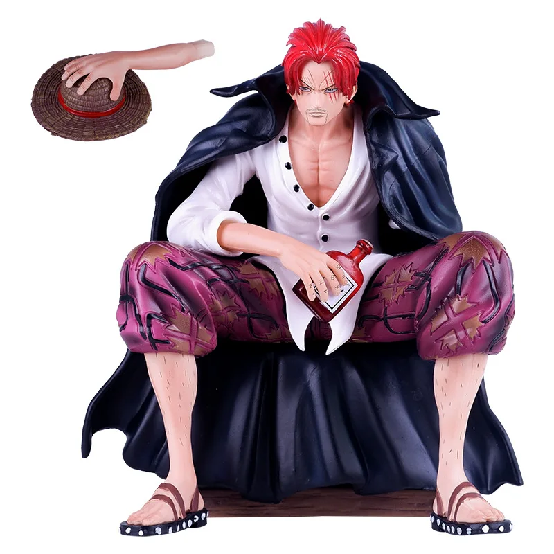 16 cm Een Stuk Shanks Anime Figuren Film Rode Yonko Rood Haar Shanks Action Figure Pvc Standbeeld Beeldje Model Decoratie Pop speelgoed
