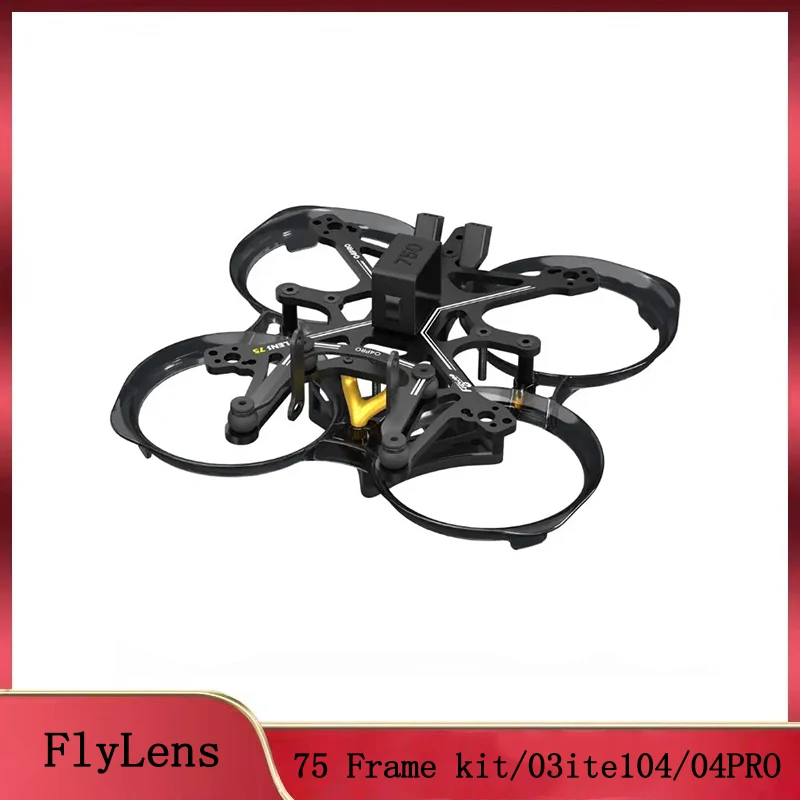 

FLYWOO FlyLens 75 1,6-дюймовая рамка: O3ite/O4/O4PRO, совместимый комплект рамы для дрона FPV