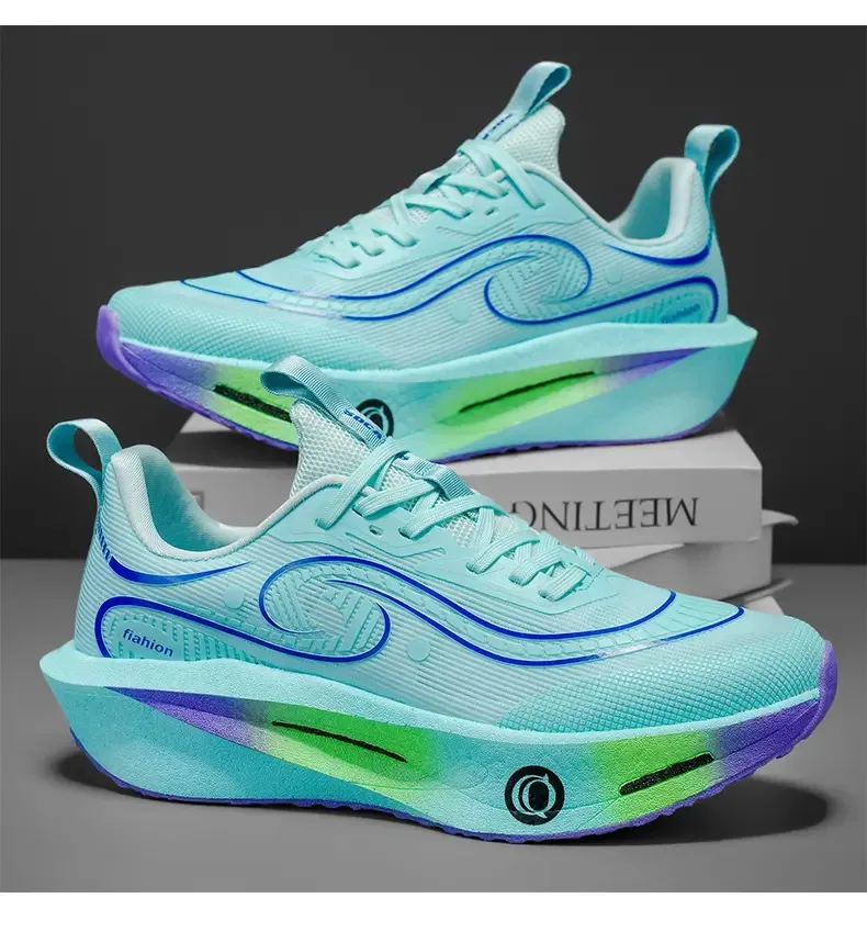 

Запатентованная амортизирующая и дышащая мужская и женская спортивная обувь 36-45, кроссовки для бега, женские кроссовки