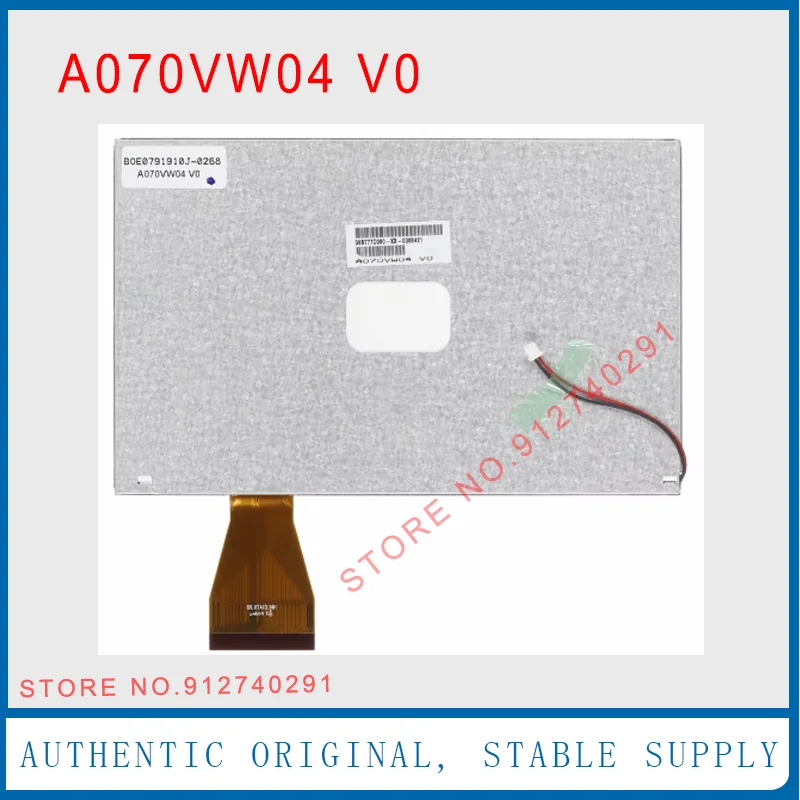 

Оригинальный новый 7-дюймовый A070VW04 V0 для 7-дюймового ЖК-экрана для Asus EEE PC 701 4G 800*480