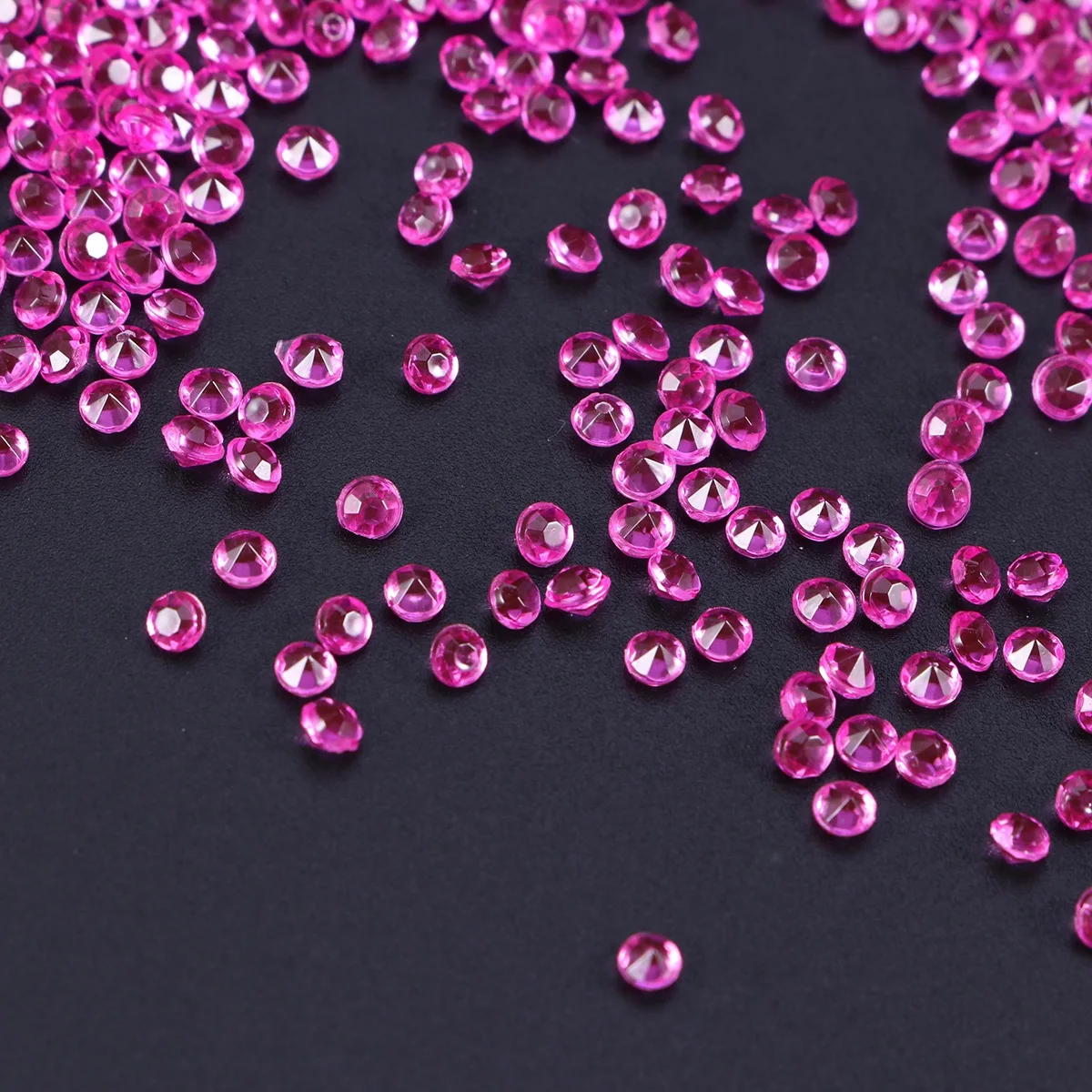 

1000 Pcs Shower Acrylic Drilling Wedding Decor Blaue Strass-steine Filler Rose Rosy Decorations