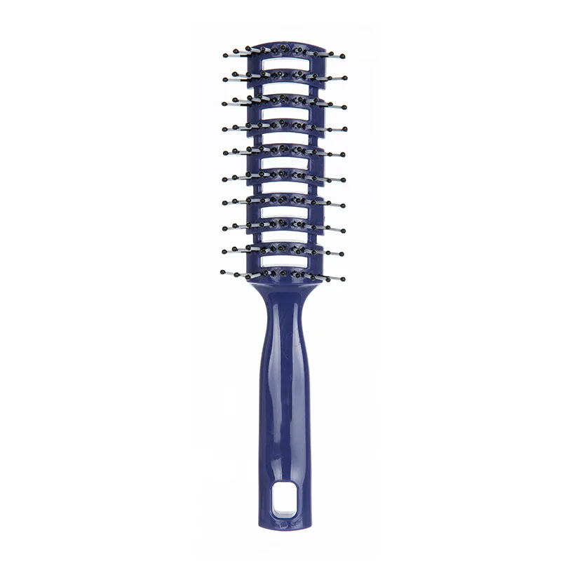 1pc Ribbed Comb for Men Boy Fluffy Hair Brush Salon Hairdressing Comb Massage Ribs Hair Comb Scalp Barber Hair Styling