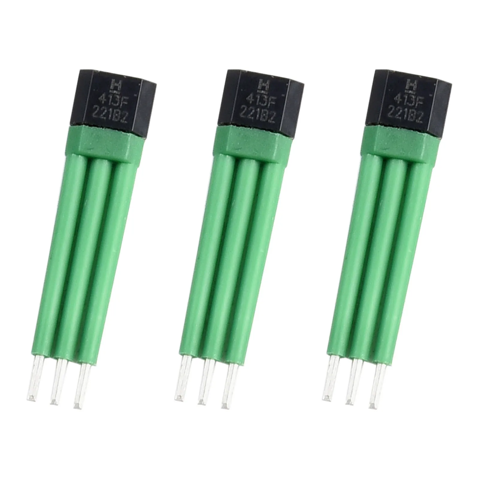 For Motor Replacement Ebike Motor Sensor 3PCS Hall Sensor Quanshun Compatible Yuma Compatible Green Color 2000W To 3000W