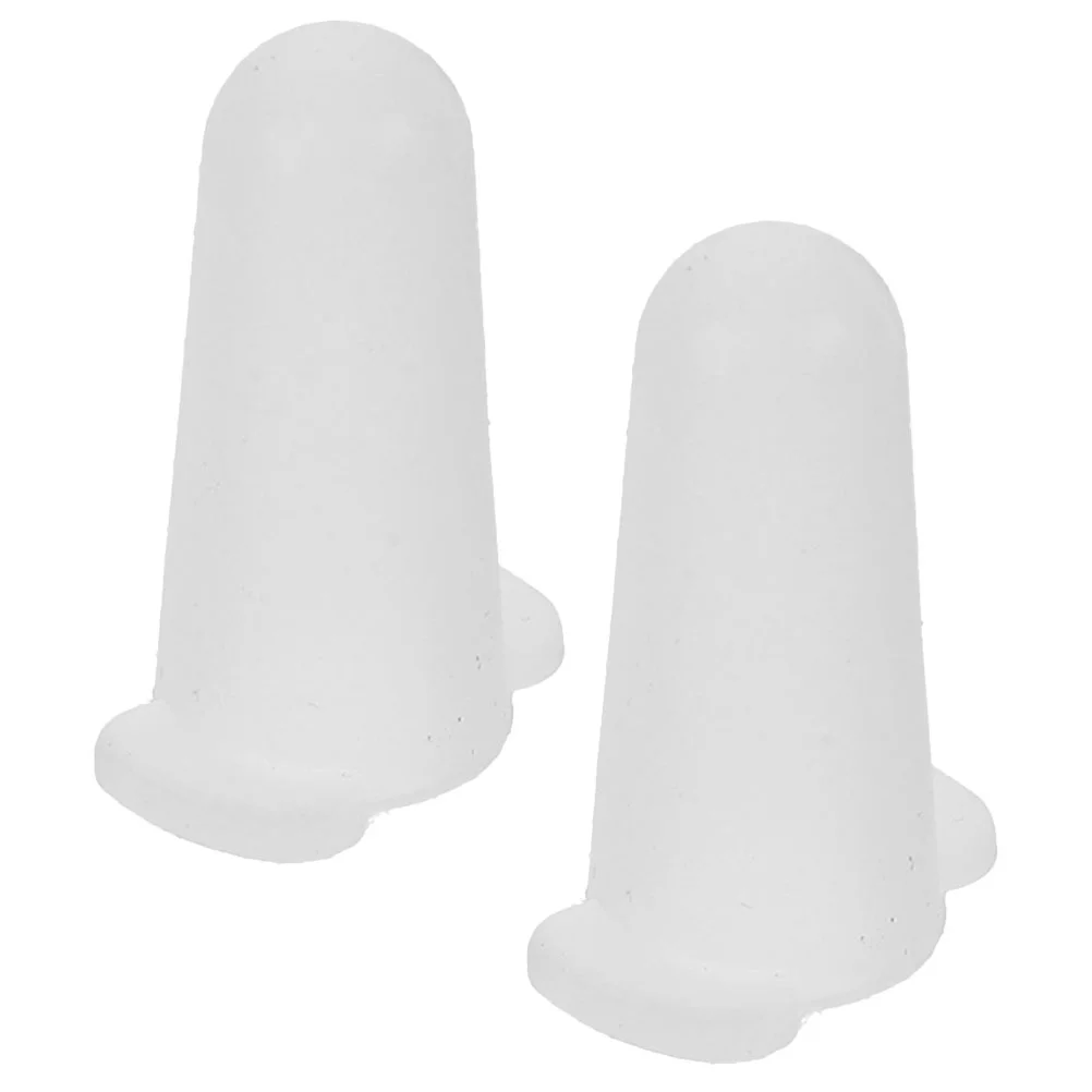 2 Pcs Protective Cap for Piping Tips Covers Nozzle Cake Pipping Sleeves Anti-wear Silicone Decorating Frosting White