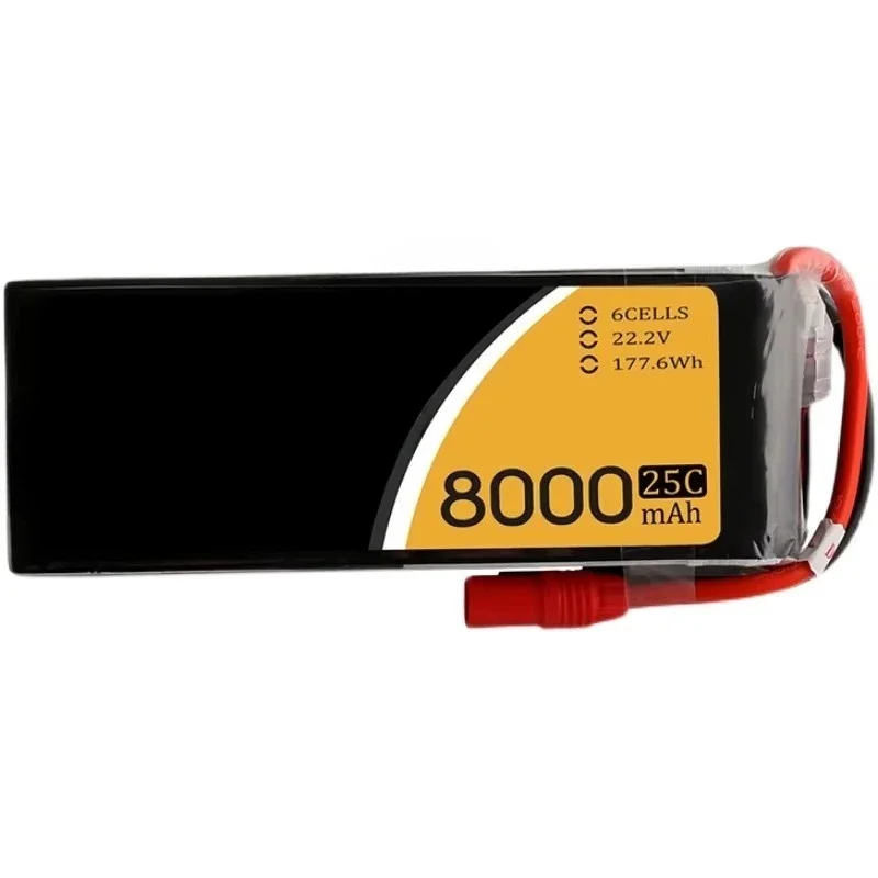 

New Tattu 22.2V 25C 6S 8000mAh Pack Rechargeable UA V