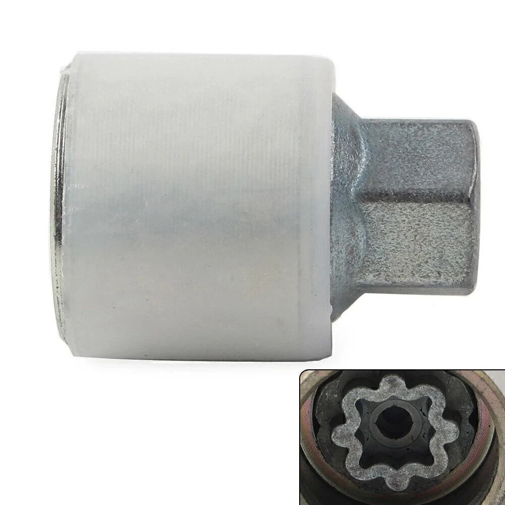 

1 шт., замок для автомобильных шин, противоугонный винт, гайка, съемный ключ, болт с буквой T для Audi