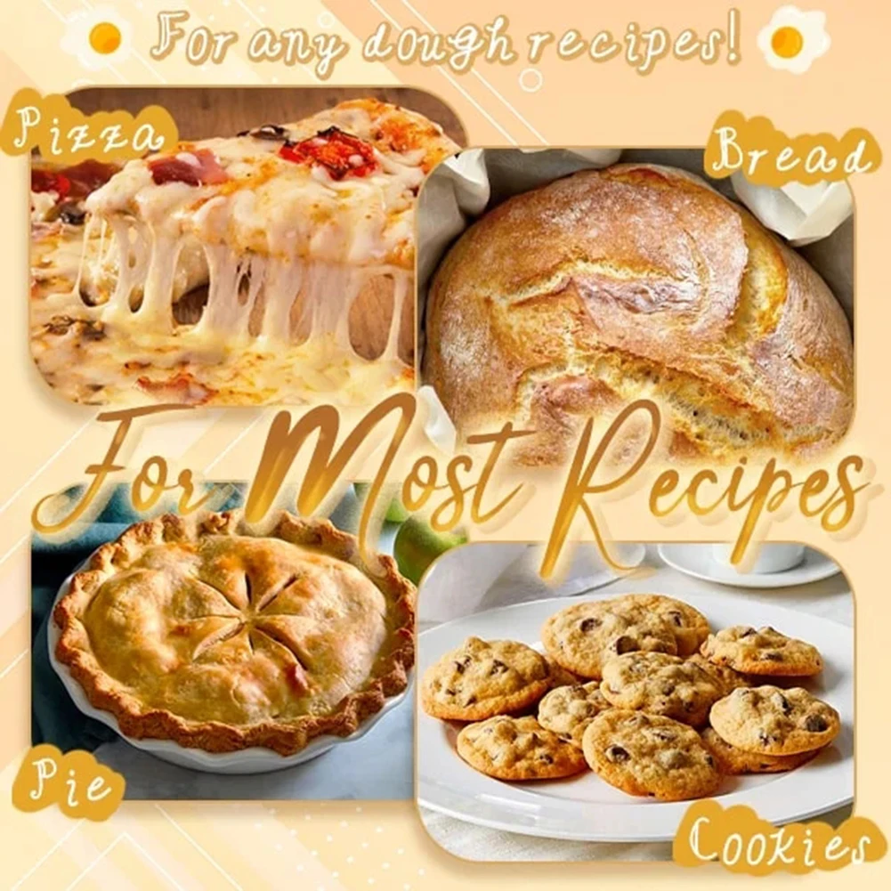 1PCS Stainless Steel Dough Whisk Bread Mixer Kitchen DIY Baking Tools Cake Pastry Flours Dough Blenders for Sourdough Baking