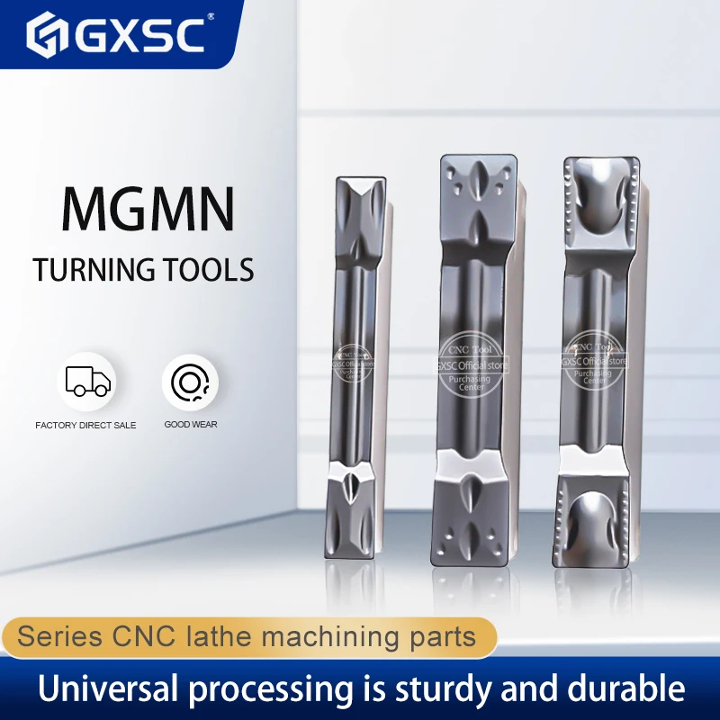 Lâmina de Ranhura para Torno Cnc Inserções de Carboneto Ferramentas de Torneamento de Metal Alta Qualidade Mgmn 200 300 400 500 g m dr