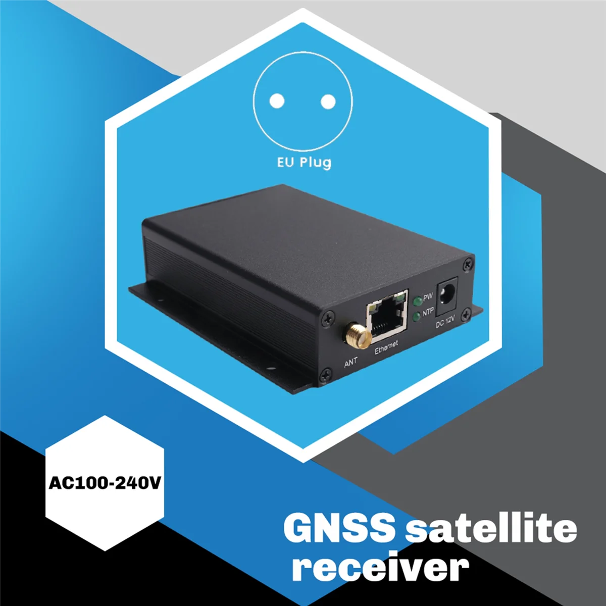 خادم وقت الشبكة Supernew NTP خادم الوقت لنظام تحديد المواقع Beidou GLONASS Galileo QZSS إصدار سطح المكتب قابس الاتحاد الأوروبي #4