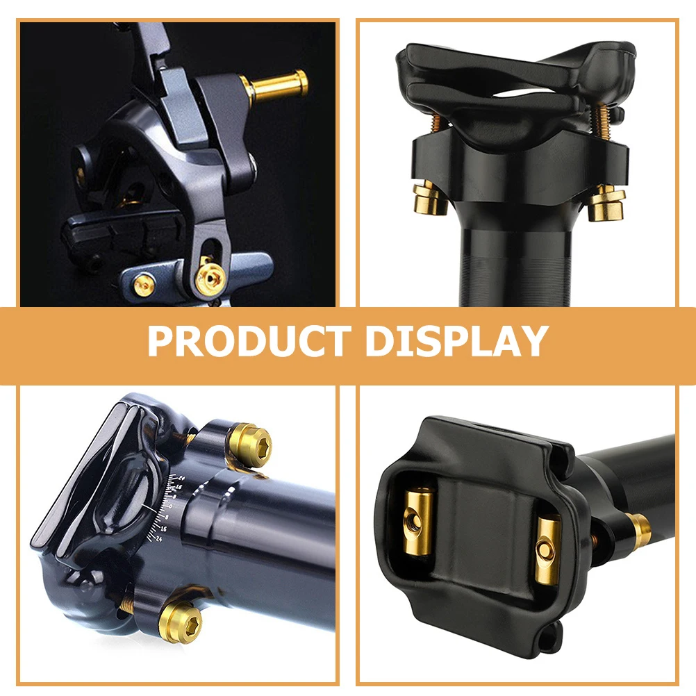 

Bicycle Seatpost Bolt Titanium Alloy Seatpost Nut Washer Bike Repairing Screws Bike Accessories Fixing Screws Washer Nuts